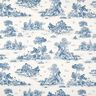 Decor Fabric Half Panama Shepherd – denim blue/offwhite,  thumbnail number 1