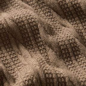 Knit Cloqué Cable-knit print – dune, 