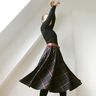 Stretch Tartan – navy,  thumbnail number 4