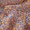 Chiffon millefleurs – indigo/orange,  thumbnail number 2