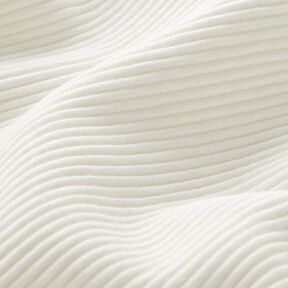Ottoman ribbed jersey Plain – white, 