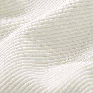 Ottoman ribbed jersey Plain – white, 