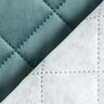 Upholstery Fabric Velvet Quilted Fabric – fir green,  thumbnail number 6