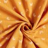 Double Gauze/Muslin delicate butterflies – curry yellow,  thumbnail number 3