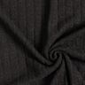 Knit Fabric Ajour elegant glitter stripes – black,  thumbnail number 3