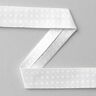 Polka Dots Bias Tape [20mm] - white,  thumbnail number 1