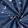 Decor Fabric Half Panama Celestial Bodies – navy blue,  thumbnail number 3