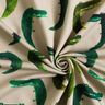 French Terry cheeky crocodile Digital Print – anemone,  thumbnail number 3