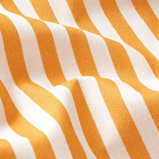 Decor Fabric Half Panama Vertical stripes – light orange/white, 