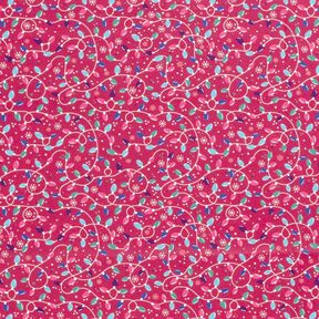 Cotton Poplin string of lights – purple/light blue, 