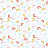 Brushed Sweatshirt Fabric Colourful Arches – white,  thumbnail number 1