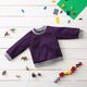 Alpine Fleece Comfy Sweatshirt Plain – aubergine,  thumbnail number 8