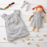 Scattered hearts organic cotton poplin – light grey,  thumbnail number 7