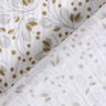 Double Gauze/Muslin Abstract Floral Print – white/yellow olive,  thumbnail number 4