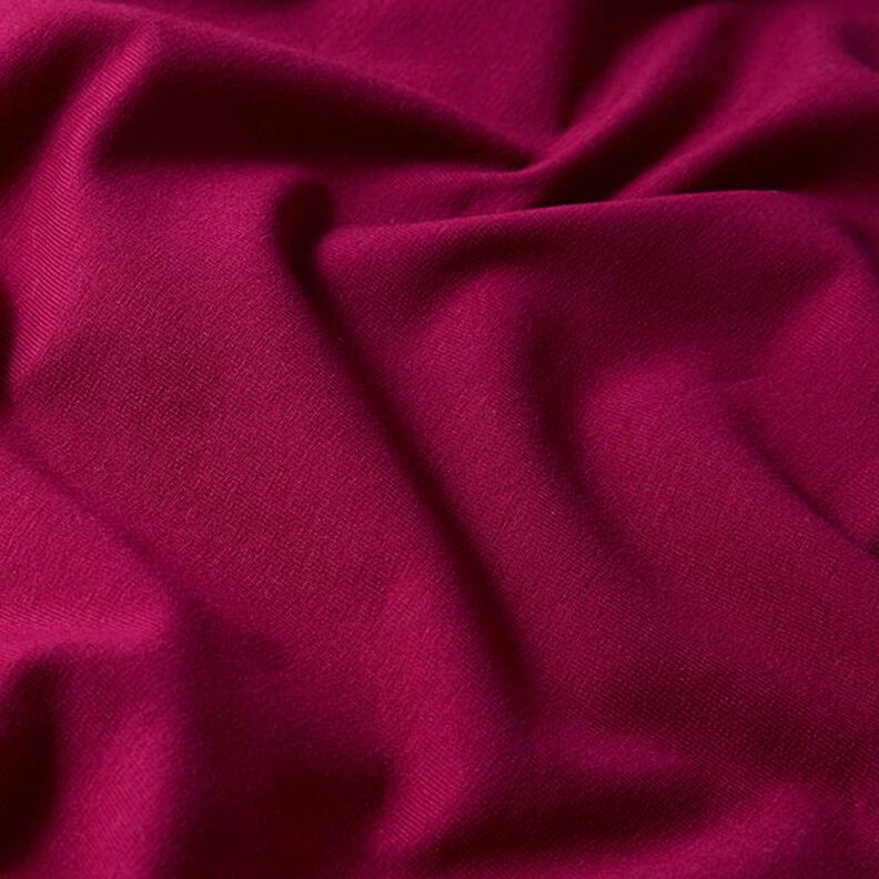 Light Cotton Sweatshirt Fabric Plain – burgundy,  image number 2
