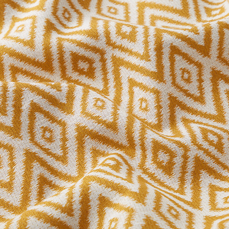 Outdoor fabric jacquard Ethno – mustard,  image number 2