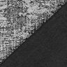 Knitted fabric abstract metallic print – metallic silver/black,  thumbnail number 5