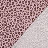 Viscose Linen Blend Leopard Print | Poppy Fabrics – light dusky pink/aubergine,  thumbnail number 4
