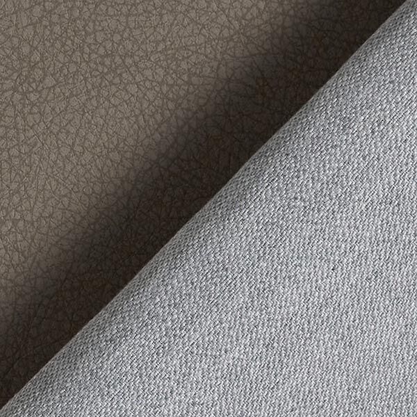 Upholstery Fabric Imitation Leather Finely Patterned – dark taupe,  image number 3