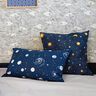 Decor Fabric Glow in the dark night sky – gold/navy blue,  thumbnail number 7
