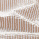 Seersucker Stripes Cotton Blend – beige/offwhite, 