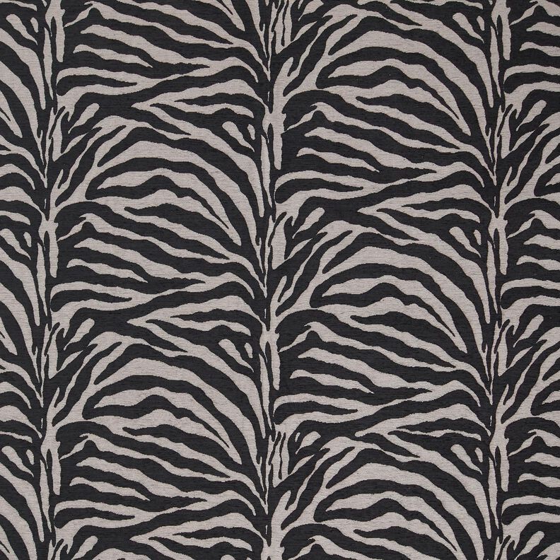 Upholstery Fabric Jacquard Zebra – black/grey, image number 1