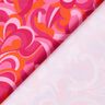 Swimsuit Fabric abstract loops – intense pink/orange,  thumbnail number 4
