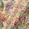 Decor Fabric Tapestry Fabric Colourful Fans – light beige/blue,  thumbnail number 5