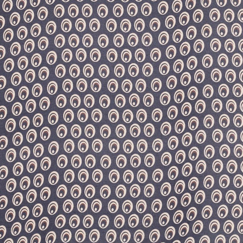 Chiffon Peacock Eye – navy blue/navy blue,  image number 1