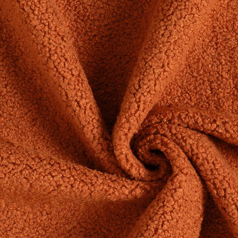 Upholstery Fabric Sheepskin look – terracotta,  image number 1