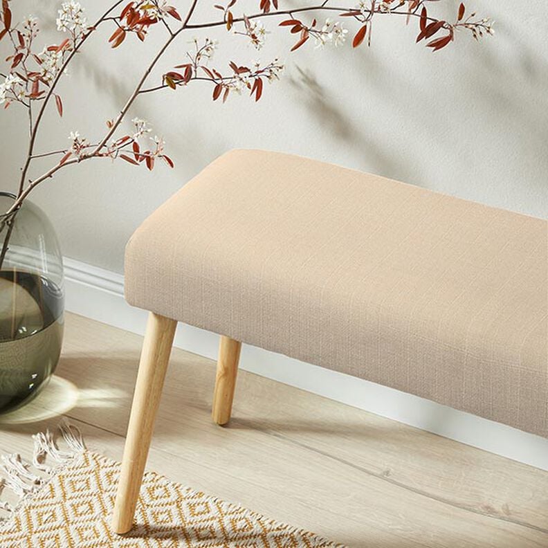 Upholstery Fabric Plain Woven Fabric – vanilla yellow,  image number 5