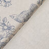 Decor Fabric Half Panama romantic peacocks – natural/blue,  thumbnail number 4