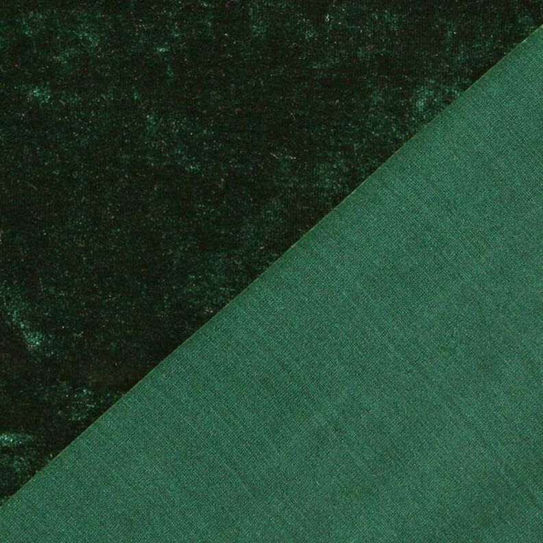 Stretch Velvet dark green,  image number 3