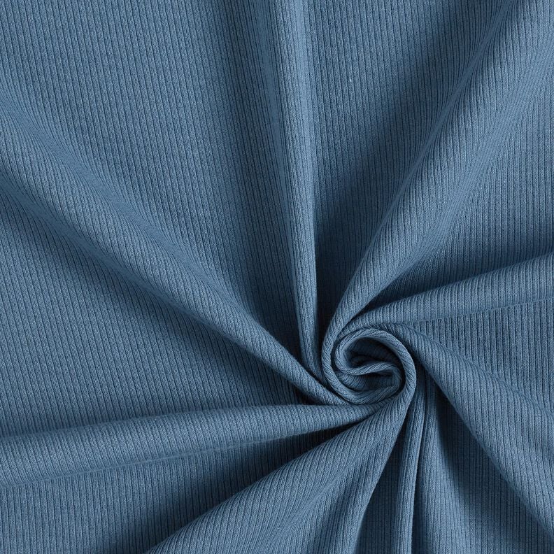 Ribbed Jersey fine 2-1-1-1 ribs – denim blue,  image number 1