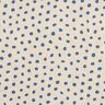 Decor Fabric Half Panama loose dots – blue/cashew,  thumbnail number 1