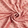 Cosy Fleece Embossed Dots – dusky pink,  thumbnail number 3