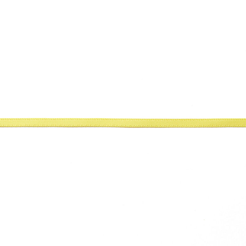 Satin Ribbon [3 mm] – lemon yellow,  image number 1