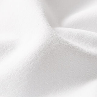 Recycled Cotton Blend French Terry Summer Sweatshirt Fabric – white, 