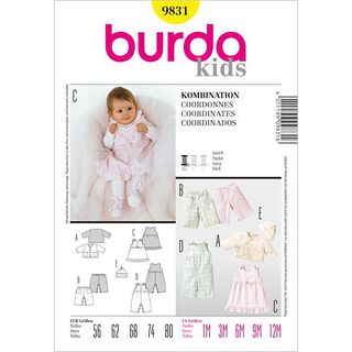 Jacket / Trousers / Dress /  Hat Burda 9831, 