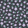 Sweatshirt Fabric Flowers | by Poppy – anthracite/mauve,  thumbnail number 1