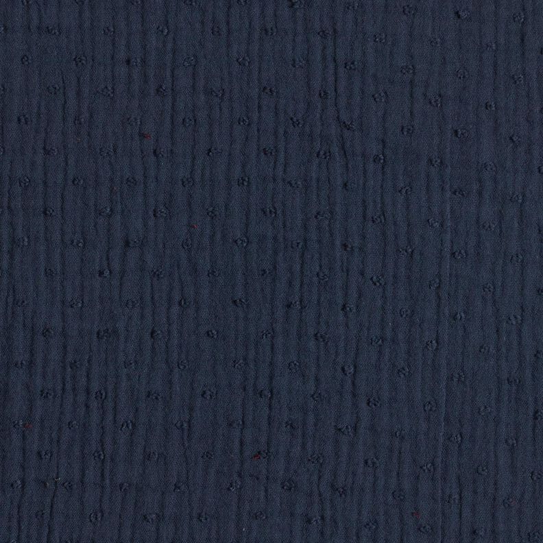 Dobby muslin – navy blue,  image number 1