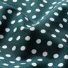 Cotton Poplin Polka dots – dark green/white,  thumbnail number 2