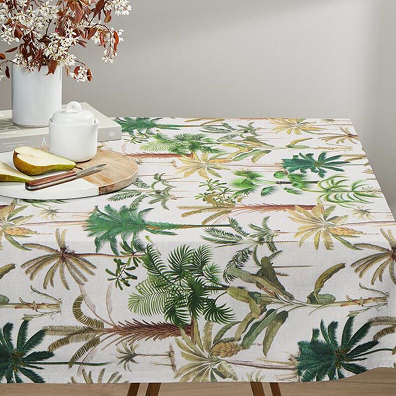 Outdoor Fabric Canvas palms – natural/light olive,  image number 11