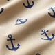 Decor Fabric Half Panama Anchor – navy blue/natural,  thumbnail number 2