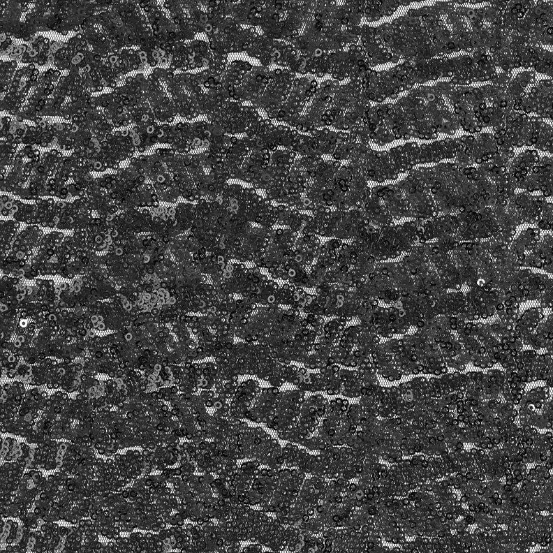 Plain micro sequin fabric – black,  image number 1