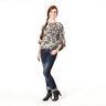 Chiffon flowers recycled – black/light beige,  thumbnail number 5