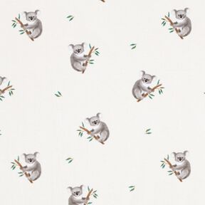 GOTS Cotton Jersey Koala Digital Print – ivory, 