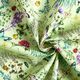 Outdoor Fabric Canvas Wildflowers & Insects – pastel green,  thumbnail number 3