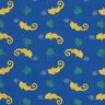 Cotton Jersey Chameleon – denim blue/lime green,  thumbnail number 1