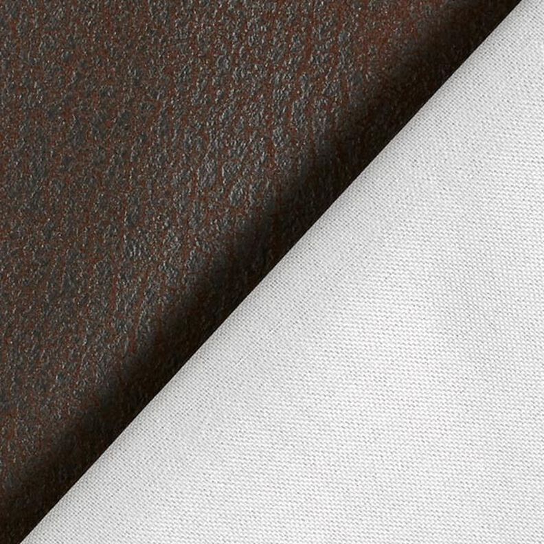 Upholstery Fabric Imitation Leather Pamero – dark brown,  image number 4